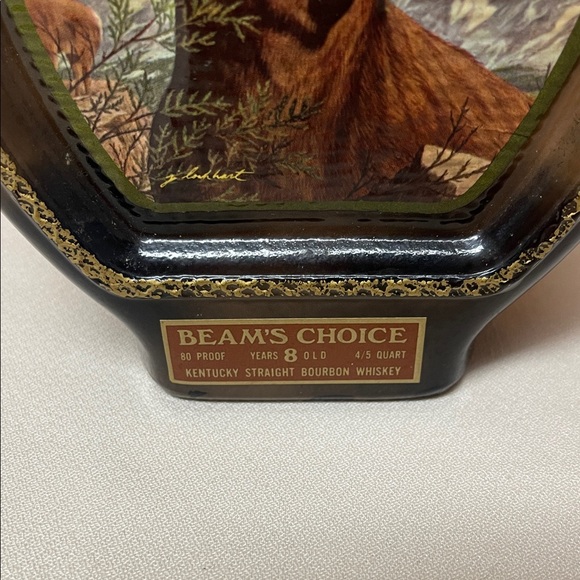 Beam's Choice Decanter Featuring James Lockhart Art - Picture 2 of 16